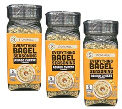 3 Packs Stonemill Everything Bagel Seasoning Asiago Cheese 2.4 oz - $15.90