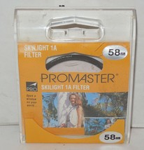 Promaster Skylight 1A Filter 58mm with Original Case Film or Digital - $25.22