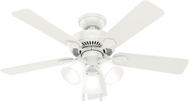 Hunter 50885 Swanson Ceiling Fan 44 Inches Fresh White - £90.48 GBP