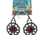 2014 Melody Ross Brave Girl by Demdaco Drop Earrings 2.5 inches NWT&#39;s Je... - $12.82