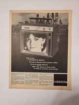 1970 Sharp TV Vintage Print Ad 9&quot; Portable TV With Actual Not Simulated Image - £7.86 GBP