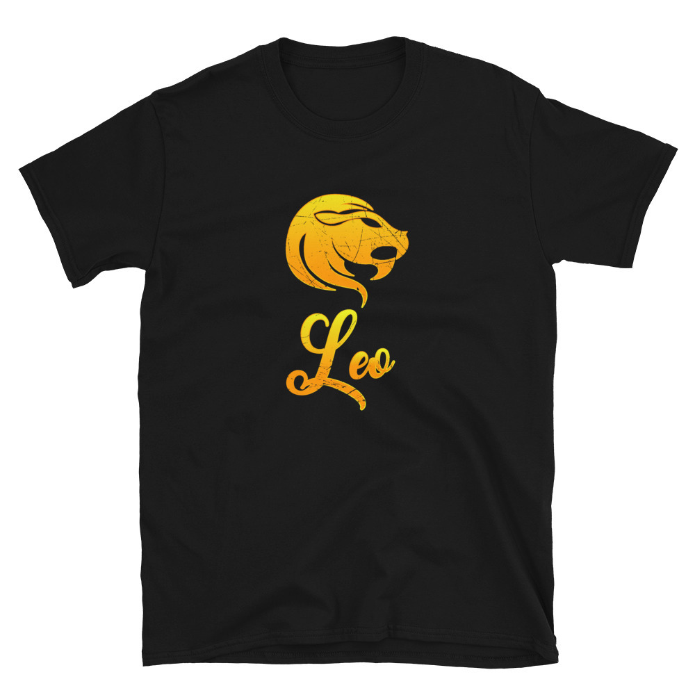 Vintage Leo Zodiac Sign Retro Horoscope Birthday Gift Idea T-shirt