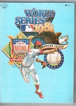 1981 World Series Program New York Yankees LA Los Angeles Dodgers Valenzuela CEY - £42.64 GBP
