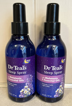 (2) Dr Teal&#39;s Sleep Spray with Melatonin &amp; Essential Oils 6Fl Oz Bottles - £21.90 GBP