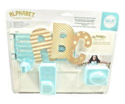 We R Memory Keepers Alphabet Punch Board Crafts Scrapbooking New - £18.23 GBP