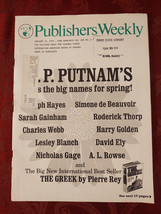 PUBLISHERS WEEKLY Book Trade Journal Magazine January 21 1974 Maurice Girodias - £12.91 GBP