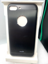 Moshi iGlaze Armour Slim Metal Cover Case for iPhone 7 Plus /8 Plus - BLACK - £1.56 GBP