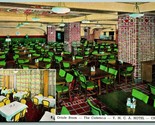 Oriole Room Cafeteria YMCA Hotel Chicago Illinois UNP Unused Linen Postc... - $2.92