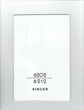 Singer 6202-6212 Sewing Machine Embroidery Serger Owners Manual Original - £26.71 GBP
