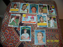 lot of {11}  vintage sports M.L.B cards+  baseball,,+ t&#39;shi {st.louis cardnials} - £12.58 GBP