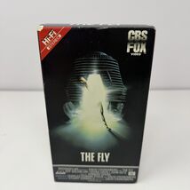 The Fly VHS Tape Jeff Goldblum David Cronenberg Horror 1986 CBS Fox Video - $19.75