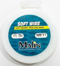 Malin Soft Wire Soft Monel Rigging and Trolling Wire 20 lb Test 300 Ft M... - £22.71 GBP