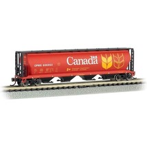 Bachmann N Scale Premium Silver Series Canada Grain Hopper CPWX 606902  Train - £26.73 GBP