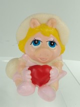 80s Vintage Remco Muppet Babies - Baby Miss Piggy Christmas Squeeze Toy - £6.26 GBP