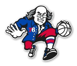 Philadelphia 76ers Round Precision Cut Decal - £2.72 GBP+