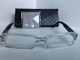 New GUCCI GG 1598CQ Clear 53mm Rx Women&#39;s Eyeglasses Frame - £200.10 GBP