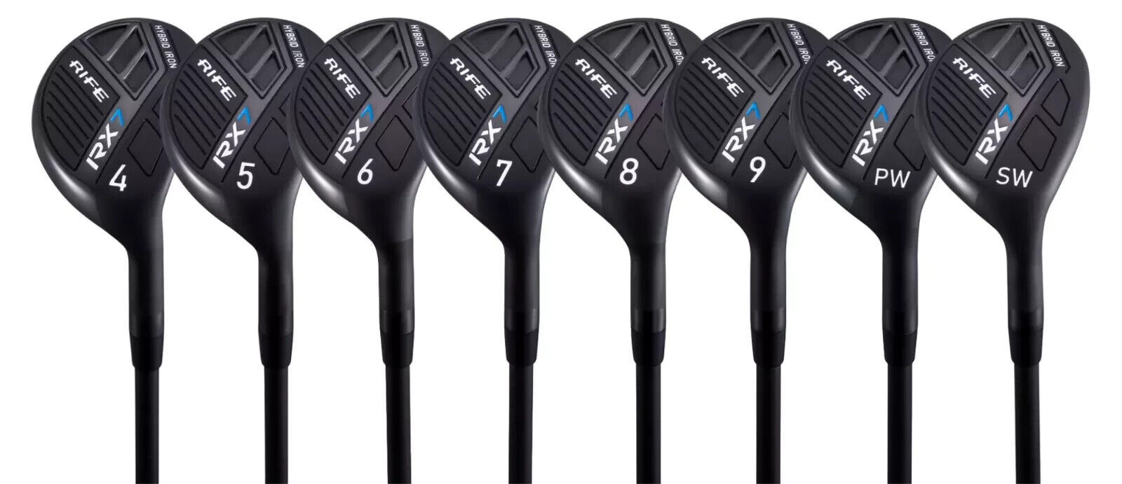 Women's Rife Golf RX7 Hybrid Irons Set #4-SW Lady Flex Graphite Right Handed Item image 2