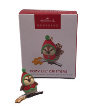 Hallmark Keepsake 1.1&quot; Miniature Christmas Ornament 2023, Cozy Lil&#39; Critters - £9.33 GBP