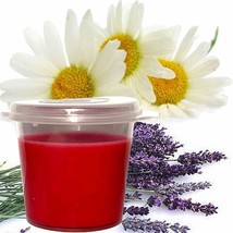 Chamomile &amp; Lavender Soy Wax Scented Soy Wax Candle Melts Shot Pots, Vegan, Hand - £12.77 GBP+
