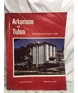 1972 Arkansas Razorback VS Tulsa Program - £19.52 GBP