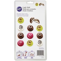 Wilton Christmas Truffle Cherry 14 Cavity Candy Melts Mold - £3.88 GBP