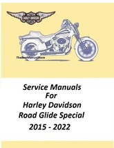 2015 - 2022 Harley Davidson Road Glide Special Touring Models Service Manual  - $30.95