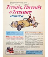 1967 DR. PEPPER - Treads, Threads &amp; Treasure - Contest II-Texas Vintage ... - £9.68 GBP