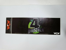1998 WCW The 4 Horsemen Bumper Sticker - €11,00 EUR