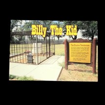 Vintage “Billy The Kid Graveyard” Postcard - $13.86