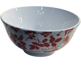 Royal Norfolk Winter Orange Leaves/Wishes/Holidays Cereal/Soup Bowl 6” D... - £14.14 GBP