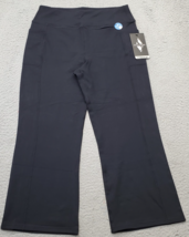 Skechers Pants Womens Large Black Go Walk Cropped High Waisted Stretch P... - £23.59 GBP