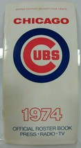 1974 CHICAGO CUBS MEDIA GUIDE Program Baseball Press Book Yearbook Magazine - $11.84