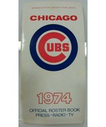 1974 CHICAGO CUBS MEDIA GUIDE Program Baseball Press Book Yearbook Magazine - $221.46 MXN