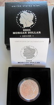 2021-D Morgan Silver Dollar - Original Government Packaging Box and COA - $225.00