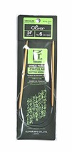 Clover Takumi Bamboo 24 Inch Circular Knitting Needle Size 6 - $280.67 MXN