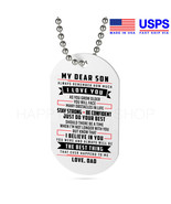 Father and Son Dog Tag Birthday Gift for Son Always Remember I Love You ... - £27.77 GBP+