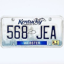  United States Kentucky Webster County Passenger License Plate 568 JEA - $225.96 MXN