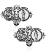 St Christopher Medal for Car Visor Clips for Cars Catholic Visor Clips S... - £11.20 GBP