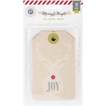 Merry And Bright Collection Christmas Kraft Tags - $17.91