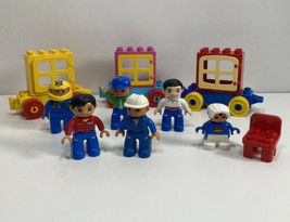 Lego Duplo People Figure and Train Car Pcs. Lot of 10 - £18.34 GBP