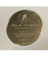 James Wyeth 1972 Sterling Silver Franklin Mint Collector Authentication Tag - £27.34 GBP