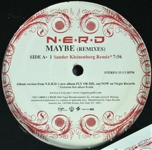N.E.R.D. &quot;Maybe (Remixes)&quot; 2004 Vinyl 12&quot; Promo 3 Mixes ~Rare~ Htf *Sealed* - £21.20 GBP