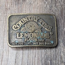 Vintage Country Time Lemonade Advertising Belt Buckle NOT TO TART, NOT T... - £7.06 GBP