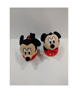 Disney Mickey Mouse Toddler&#39;s Sock Top Non Slip Hard Sole Slipper Size 9-10 - £6.76 GBP