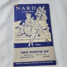 Vintage 1964 Nard Almanac Booklet North Kansas City, MO Turpen Prescript... - £8.83 GBP