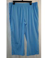 EXCELLENT WOMENS ADDITIONS by CHICO&#39;S BLUE PULL ON CAPRI W/ POCKETS  SIZ... - $40.96 CAD
