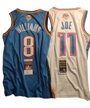 Isaiah Joe  Jdub Williams  Oklahoma Thunder Signed Jersey  Finals 2025 J... - $7,302.96 MXN