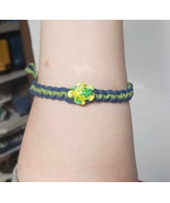 Turtle BLue Green  Adjustable Hemp Bracelet    handmade jewelry  Kids Gi... - $13.66 CAD