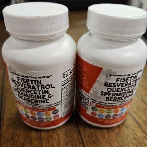 Pack Fisetin 2500Mg Quercetin 1000Mg Resveratrol 1000Mg with Spermidine