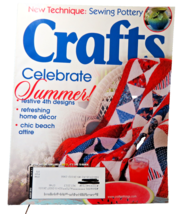 Crafts &#39;n things Magazine August 2012 Sewing Pottery / Chic Beach Attire - $9.49